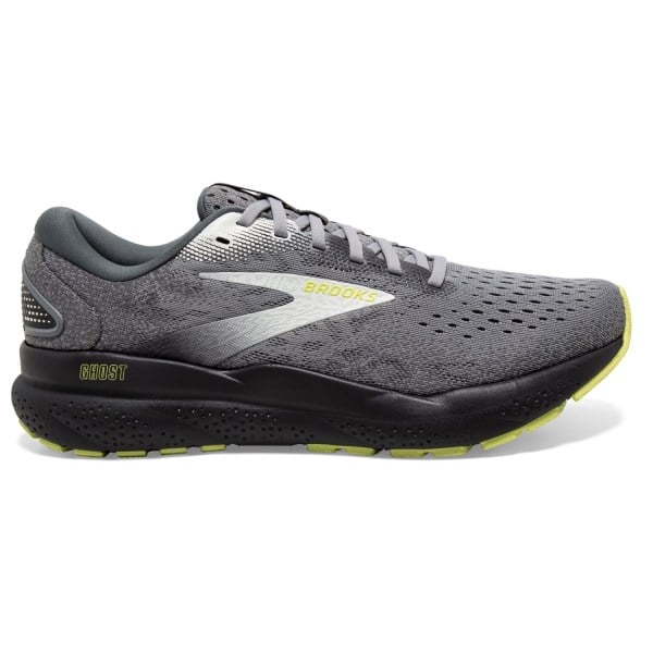 Brooks Ghost 16 - Mens Running Shoes - Primer/Grey/Lime