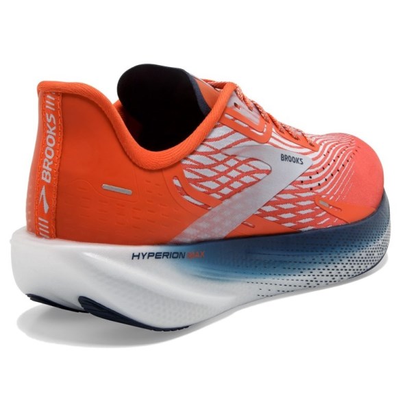 Brooks Hyperion Max - Mens Road Racing Shoes - Cherry Tomato/Arctic Ice ...