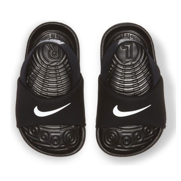 Nike Kawa Slide TD - Toddler Slides - Black/White