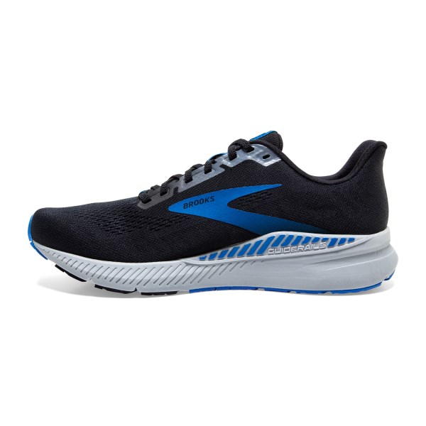 Brooks Launch GTS 8 - Mens Running Shoes - Black/Grey/Blue