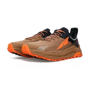 Altra Olympus 5 - Mens Trail Running Shoes - Brown