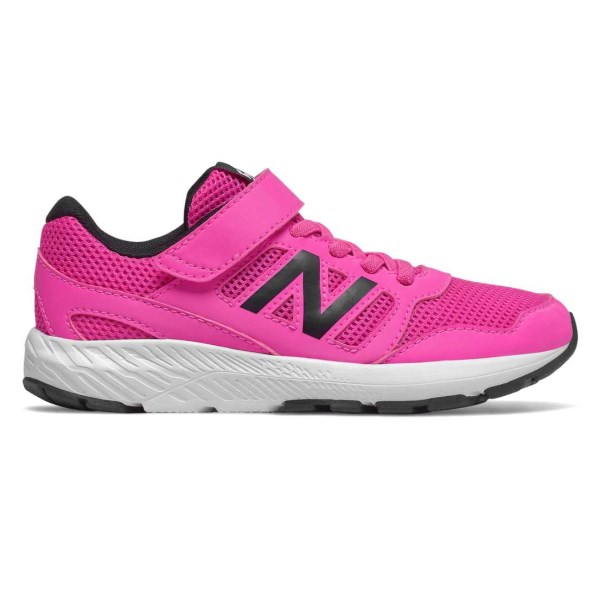 New Balance 570 Velcro - Kids Running Shoes - Pink/White
