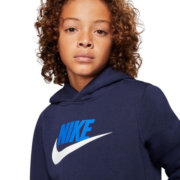 Nike Sportswear Club Fleece Pullover Kids Hoodie - Midnight Navy