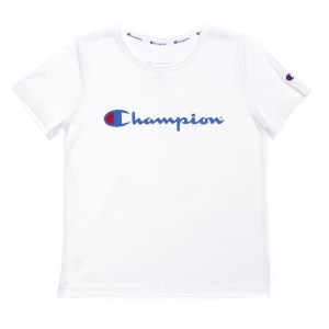 Champion Script Kids T-Shirt - White