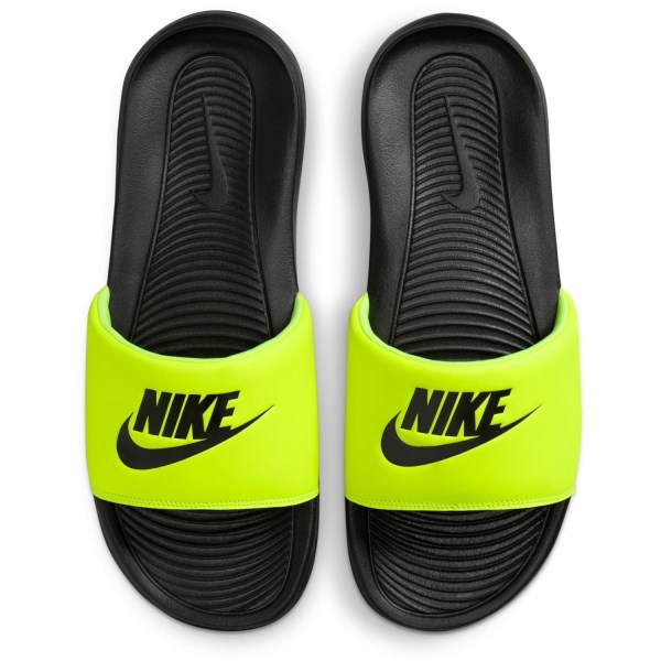 Nike Victori One - Mens Slides - Black/Black/Volt