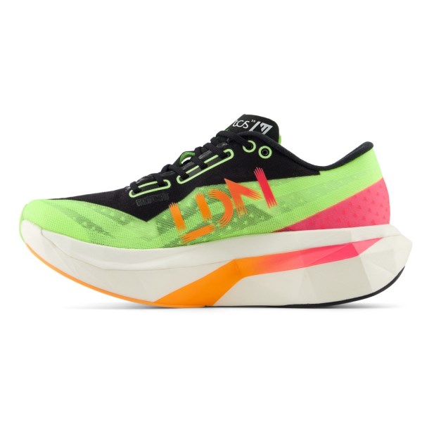 New Balance FuelCell SuperComp Elite v4 London Marathon - Womens Road Racing Shoes - Bleached Lime