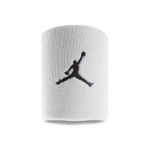 Jordan Jumpman Basketball Wristbands - White/Black