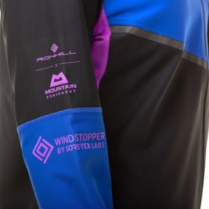 Ronhill WindstopperTech Gore-Tex Womens Waterproof Running Jacket - Black/Cobalt