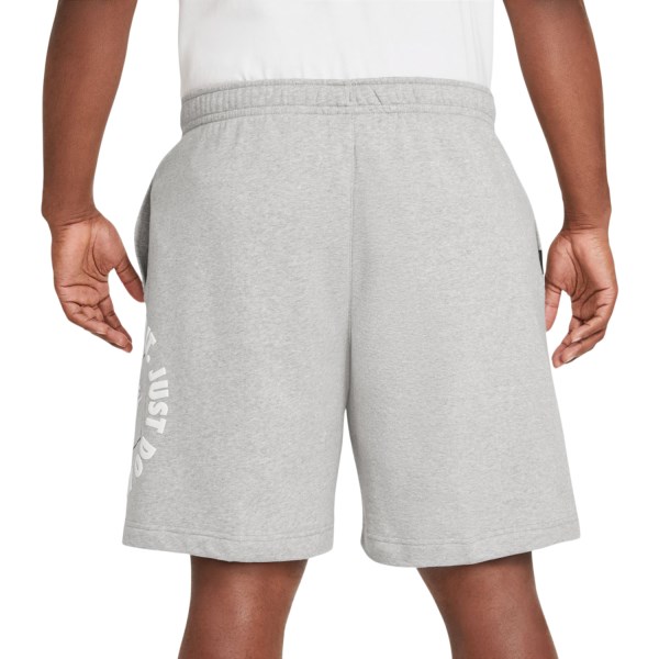Nike Just Do It Fleece Mens Shorts - Dark Grey/Heather/Iron Grey