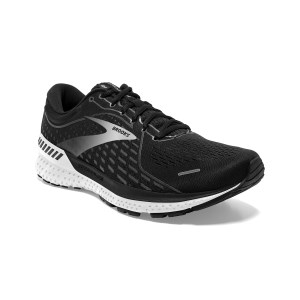 Brooks Adrenaline GTS 21 - Womens Running Shoes - Black/White