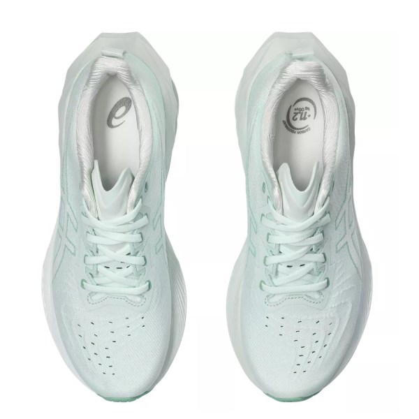 Asics NovaBlast 4 - Womens Running Shoes - Pale Mint/White