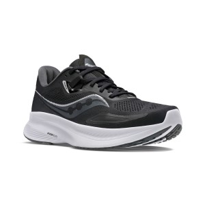 Saucony Guide 15 - Mens Running Shoes - Black/White