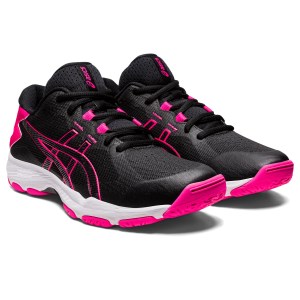 Asics Gel Netburner Academy 9 - Womens Netball Shoes - Black/Pink