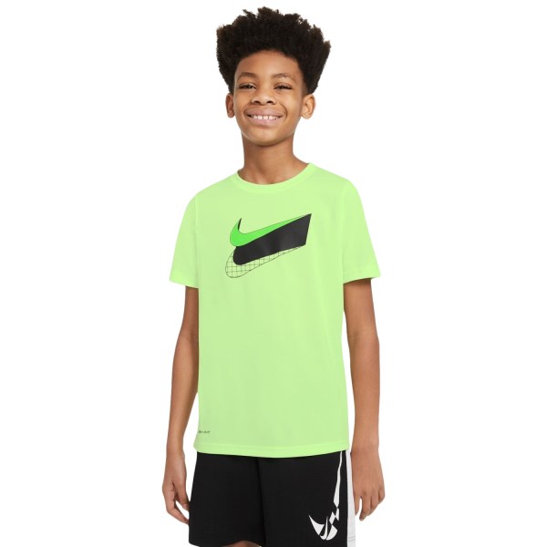 Nike Dri-Fit Kids Boys Training T-Shirt - Barely Volt