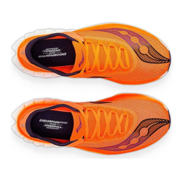 Saucony Endorphin Pro 4 - Mens Road Racing Shoes - Vizi Orange
