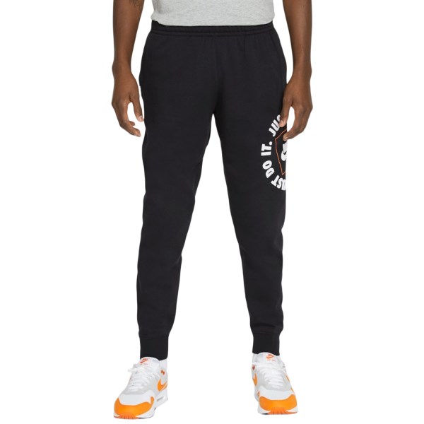 Nike Just Do It Fleece Mens Track Pants - Black