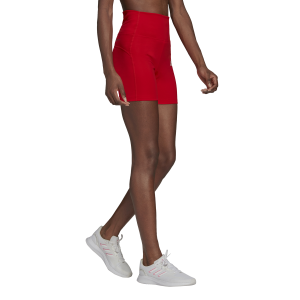 Adidas Feel Brilliant Designed To Move Womens Training Short Tights - Vivid Red/White