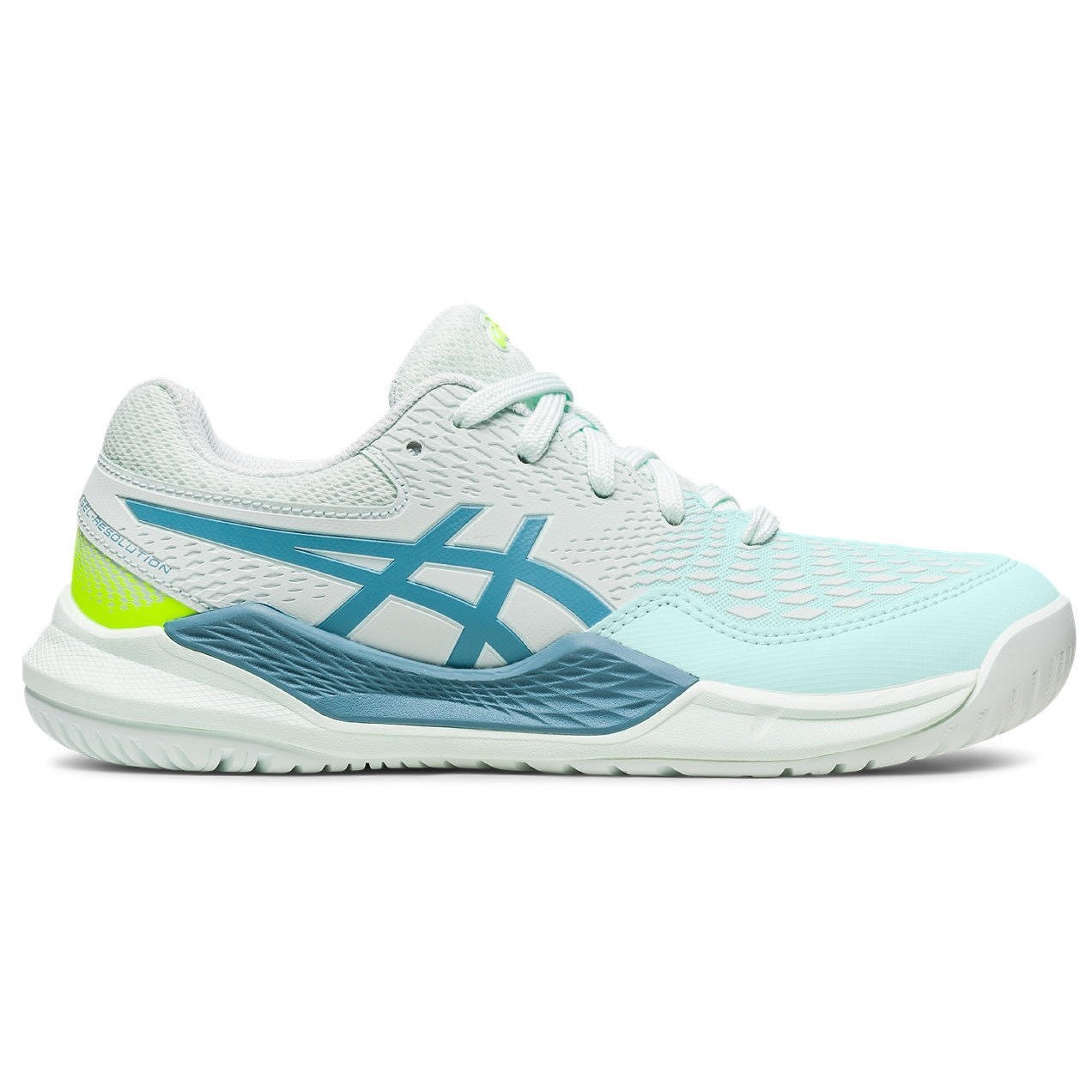 Asics Gel Resolution 9 GS - Kids Tennis Shoes - Soothing Sea/Gris Blue ...
