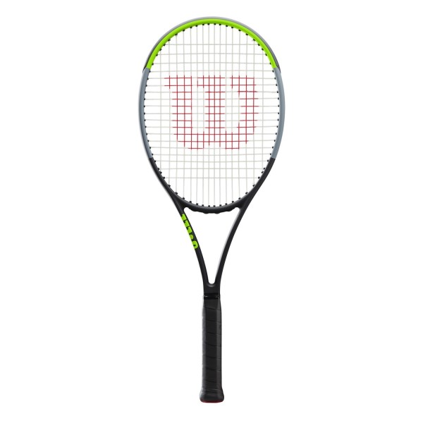 Wilson Blade 98 V7.0 16/19 Tennis Racquet - Black/Green/Grey