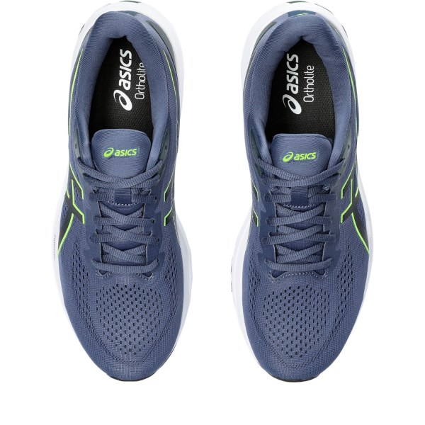 Asics GT-1000 12 - Mens Running Shoes - Thunder Blue/Electric Lime