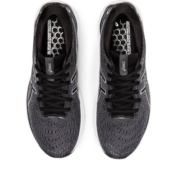 Asics Gel Nimbus 24 - Mens Running Shoes - Black/White