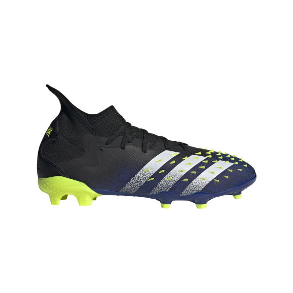 Adidas Predator Freak .2 FG - Mens Football Boots - Core Black/White/Solar Yellow