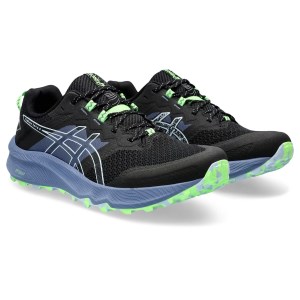 Asics Trabuco Terra 2 - Mens Trail Running Shoes - Black/Light Blue