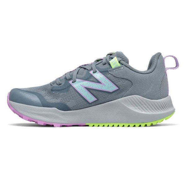 New Balance Nitrel v4 - Kids Trail Running Shoes - Grey/Pink