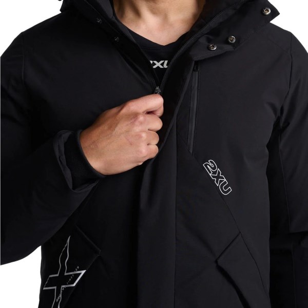2XU Commute Mens Insulation Jacket - Black/Black