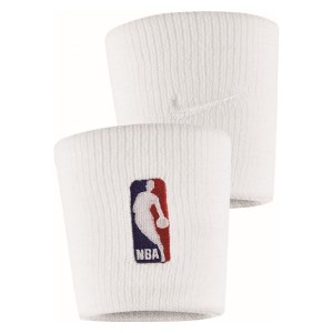 Nike NBA On Court Wristbands - White
