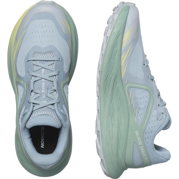 Salomon Glide Max TR - Womens Trail Running Shoes - Stone Blue/Granite Green/Pearl Blue