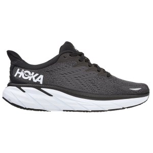 Hoka Clifton 8 - Womens Running Shoes - Black/White