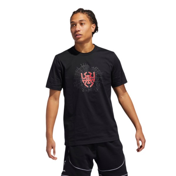 Adidas D.O.N Issue 2 Sense Logo Mens Basketball T-Shirt - Black