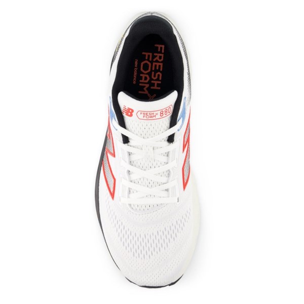 New Balance Fresh Foam X 880v14 - Mens Running Shoes - White/Flame Neo/Black