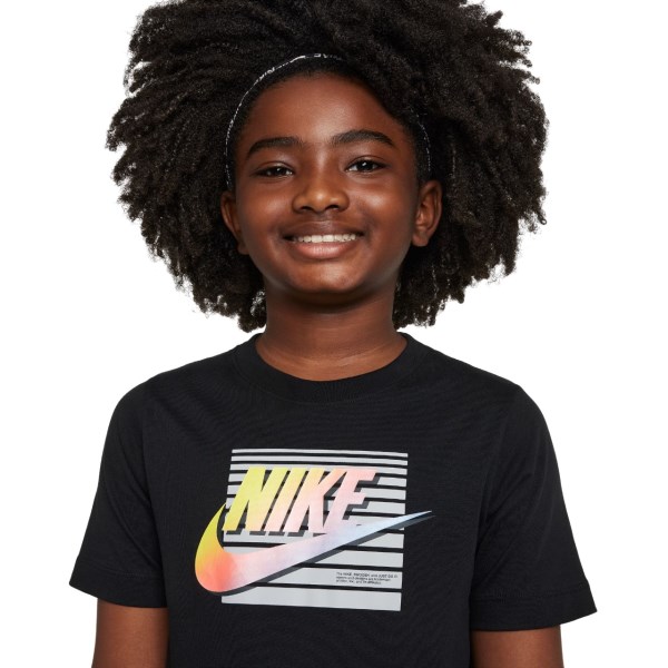 Nike Futura Retro Kids Boys T-Shirt - Black
