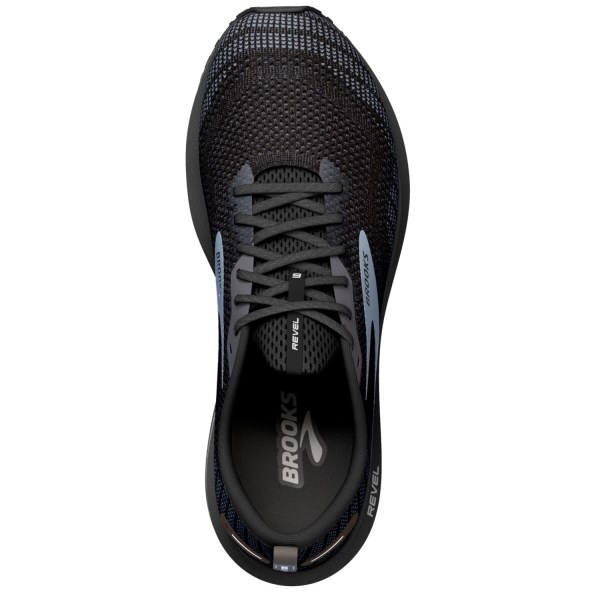 Brooks Revel 6 - Mens Running Shoes - Black/Blackened Pearl/Grey