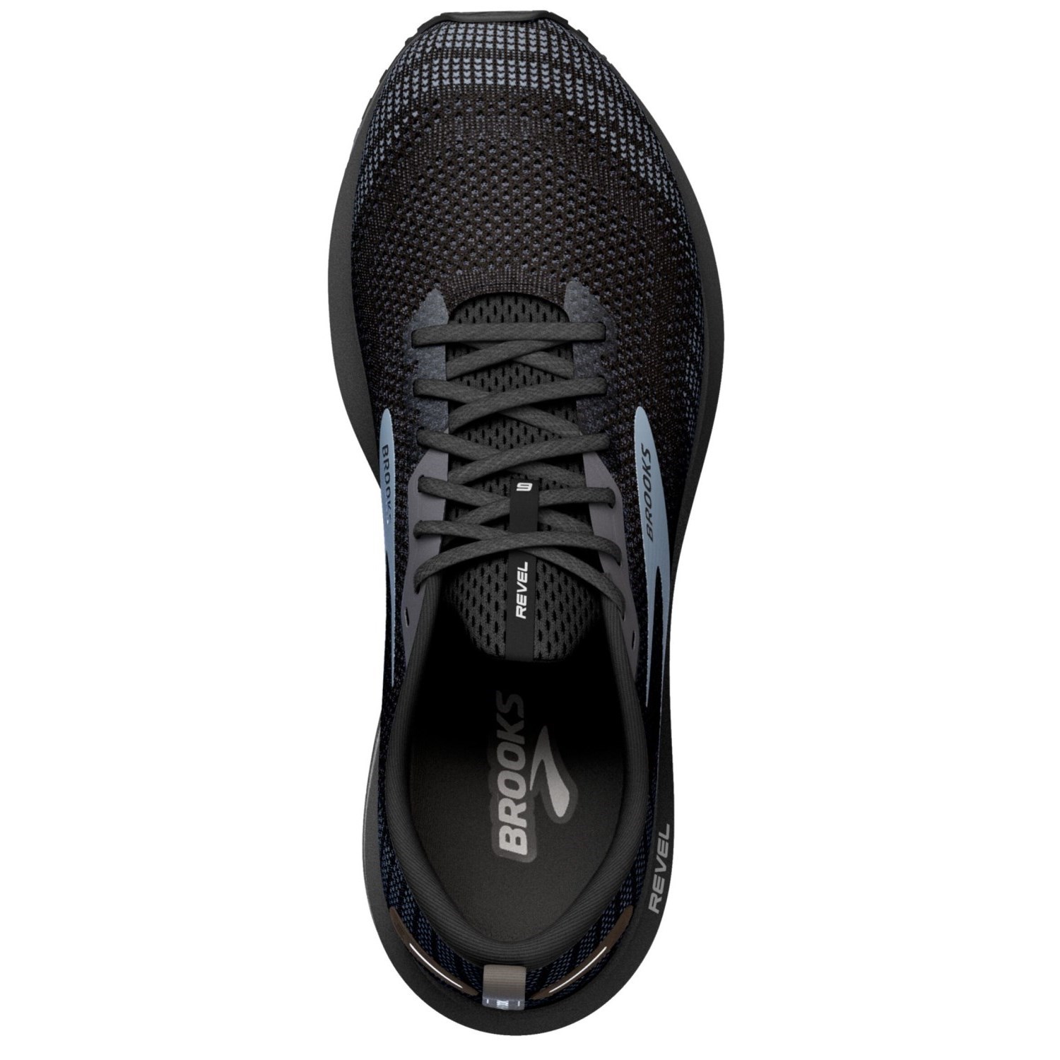 Brooks Revel 6 - Mens Running Shoes - Black/Blackened Pearl/Grey ...