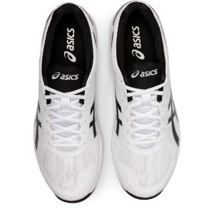 Asics Strike Rate FF - Mens Cricket Shoes - White/Black