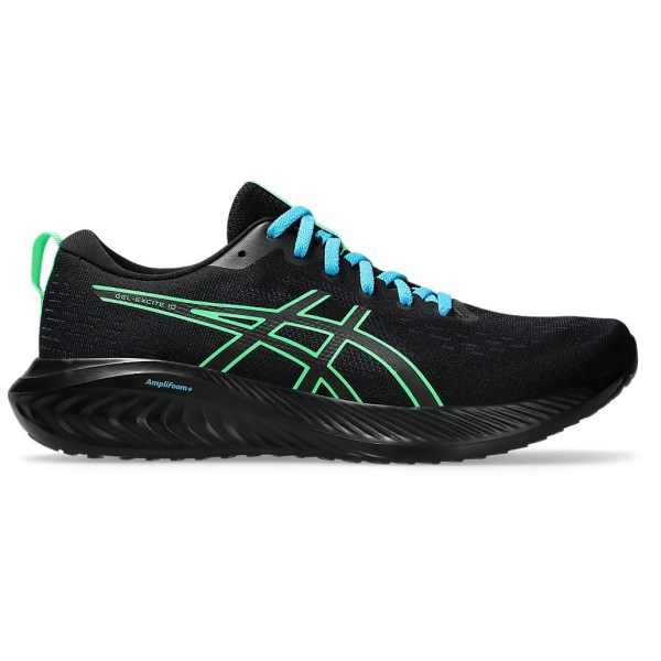 Asics Gel Excite 10 - Mens Running Shoes - Black/New Leaf