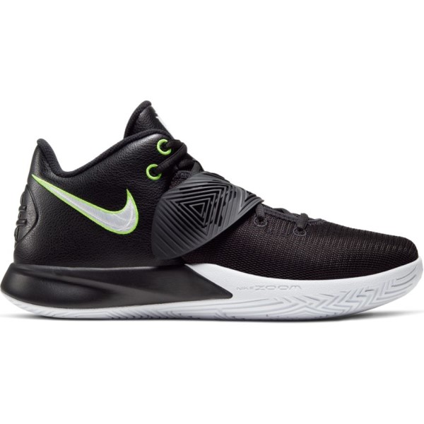 Nike Kyrie Flytrap III - Mens Basketball Shoes - Black/White/Volt
