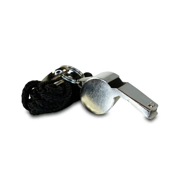 Sherrin Metal Whistle With Lanyard