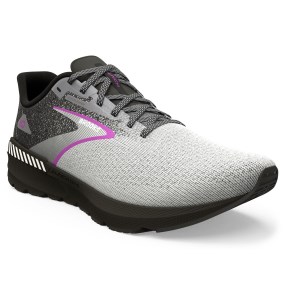 Brooks Launch GTS 10 - Womens Running Shoes - Black/White/Violet