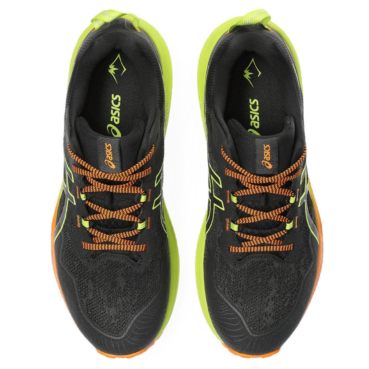 Asics Gel Trabuco 11 - Mens Trail Running Shoes - Black/Neon Lime ...