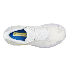 Hoka Clifton 8 - Womens Running Shoes - Blanc De Blanc/ Bright White