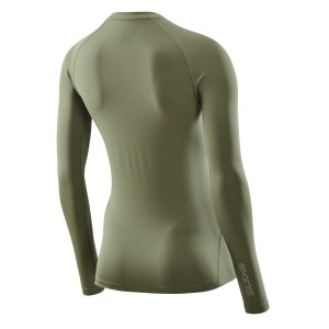 Skins Series-2 Womens Compression Long Sleeve Top - Khaki