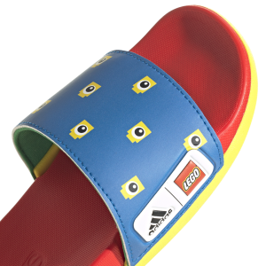 Adidas Adilette Comfort X Lego - Kids Slides - Shock Blue/Red