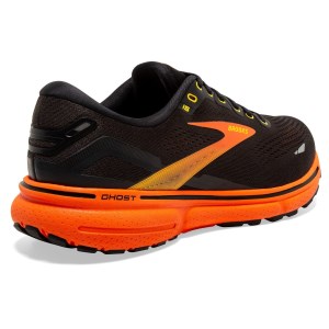 Brooks Ghost 15 - Mens Running Shoes - Black/Yellow/Red