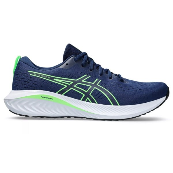 Asics Gel Excite 10 - Mens Running Shoes - Blue Expanse/Lime Burst ...