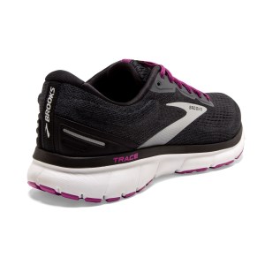 Brooks Trace - Womens Running Shoes - Ebony/Black/Wood Violet