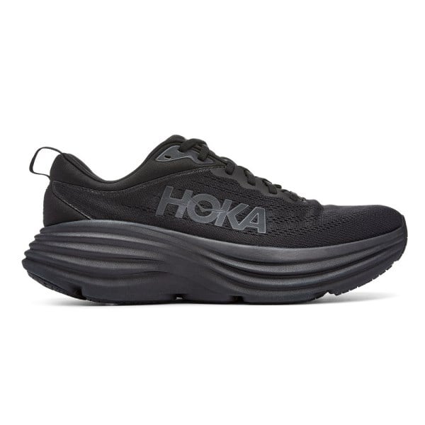 Hoka Bondi 8 - Mens Running Shoes - Triple Black